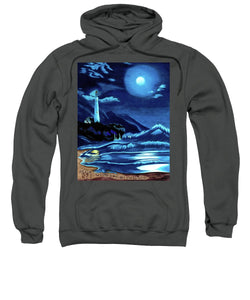 Lighthouse Moonlit Sky - Sweatshirt