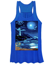 Load image into Gallery viewer, Lighthouse Moonlit Sky - Women&#39;s Tank Top
