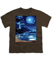 Load image into Gallery viewer, Lighthouse Moonlit Sky - Youth T-Shirt
