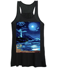 Load image into Gallery viewer, Lighthouse Moonlit Sky - Women&#39;s Tank Top
