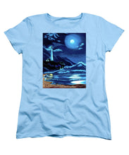 Load image into Gallery viewer, Lighthouse Moonlit Sky - Women's T-Shirt (Standard Fit)
