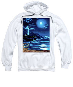 Lighthouse Moonlit Sky - Sweatshirt