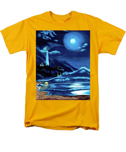 Lighthouse Moonlit Sky - Men's T-Shirt  (Regular Fit)