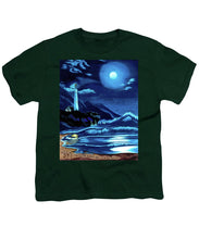 Load image into Gallery viewer, Lighthouse Moonlit Sky - Youth T-Shirt
