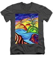 Load image into Gallery viewer, Night to Day - Men's V-Neck T-Shirt

