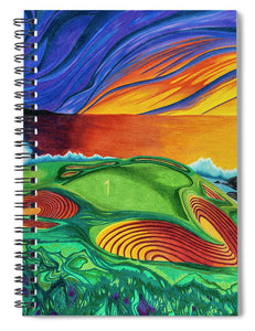 Pebble Beach - Spiral Notebook