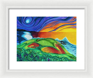 Pebble Beach - Framed Print