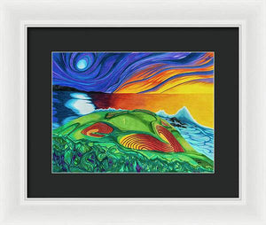 Pebble Beach - Framed Print