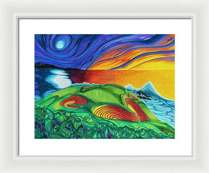 Pebble Beach - Framed Print