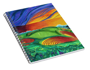 Pebble Beach - Spiral Notebook