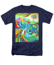 Load image into Gallery viewer, Rainbow Pathway - Men&#39;s T-Shirt  (Regular Fit)
