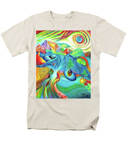 Load image into Gallery viewer, Rainbow Pathway - Men&#39;s T-Shirt  (Regular Fit)
