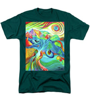 Load image into Gallery viewer, Rainbow Pathway - Men&#39;s T-Shirt  (Regular Fit)
