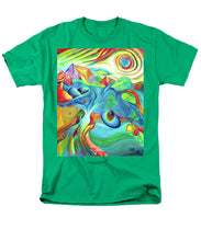 Load image into Gallery viewer, Rainbow Pathway - Men&#39;s T-Shirt  (Regular Fit)
