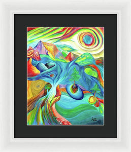 Rainbow Pathway - Framed Print