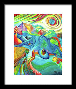 Rainbow Pathway - Framed Print