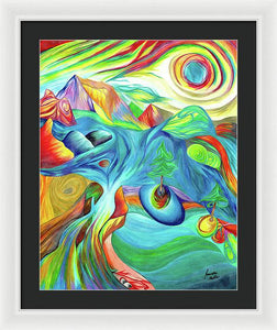 Rainbow Pathway - Framed Print