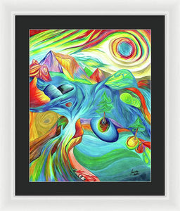 Rainbow Pathway - Framed Print