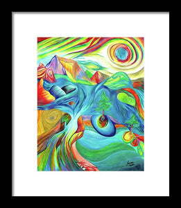 Rainbow Pathway - Framed Print