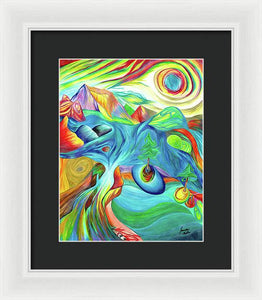 Rainbow Pathway - Framed Print