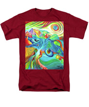 Load image into Gallery viewer, Rainbow Pathway - Men&#39;s T-Shirt  (Regular Fit)
