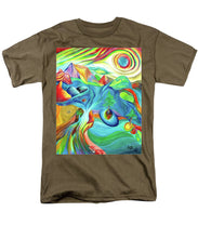 Load image into Gallery viewer, Rainbow Pathway - Men&#39;s T-Shirt  (Regular Fit)
