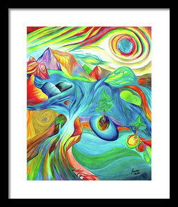 Rainbow Pathway - Framed Print