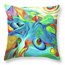 Load image into Gallery viewer, Rainbow Pathway - Throw Pillow
