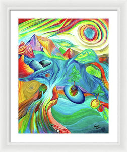 Rainbow Pathway - Framed Print