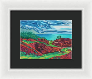 The Bluffs - Framed Print