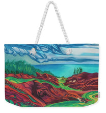 Load image into Gallery viewer, The Bluffs - Weekender Tote Bag
