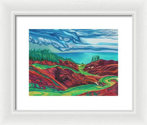 The Bluffs - Framed Print