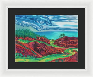 The Bluffs - Framed Print