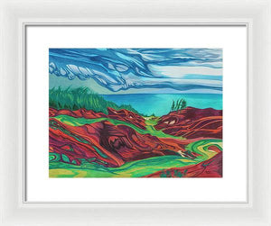 The Bluffs - Framed Print