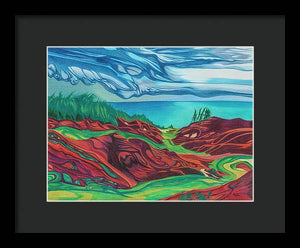 The Bluffs - Framed Print