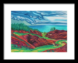 The Bluffs - Framed Print