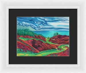 The Bluffs - Framed Print