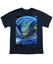 Load image into Gallery viewer, Abstract Blue Personality  - Youth T-Shirt
