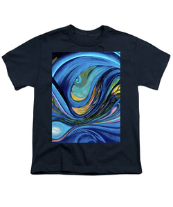 Abstract Blue Personality  - Youth T-Shirt