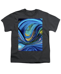 Abstract Blue Personality  - Youth T-Shirt