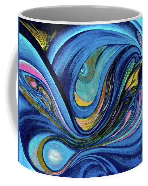Abstract Blue Personality  - Mug