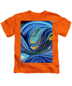 Abstract Blue Personality  - Kids T-Shirt