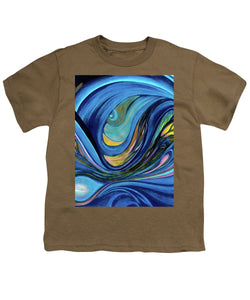 Abstract Blue Personality  - Youth T-Shirt