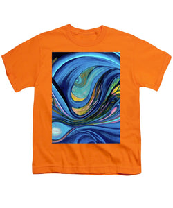 Abstract Blue Personality  - Youth T-Shirt