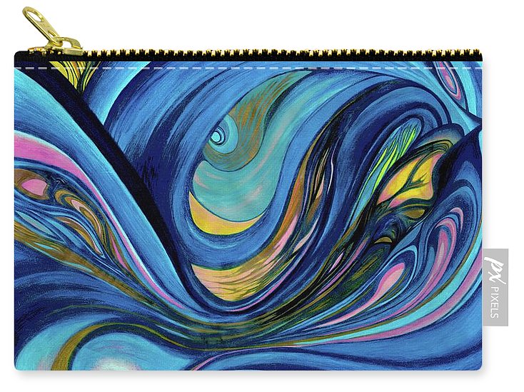 Abstract Blue Personality  - Carry-All Pouch
