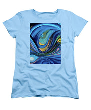 Load image into Gallery viewer, Abstract Blue Personality  - Women&#39;s T-Shirt (Standard Fit)
