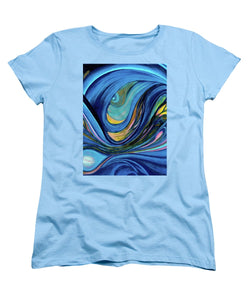 Abstract Blue Personality  - Women's T-Shirt (Standard Fit)