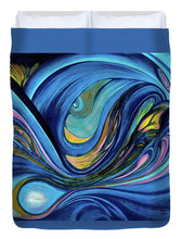 Load image into Gallery viewer, Abstract Blue Personality  - Duvet Cover

