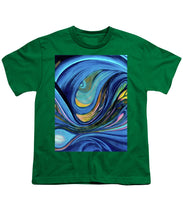 Load image into Gallery viewer, Abstract Blue Personality  - Youth T-Shirt
