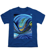 Load image into Gallery viewer, Abstract Blue Personality  - Youth T-Shirt
